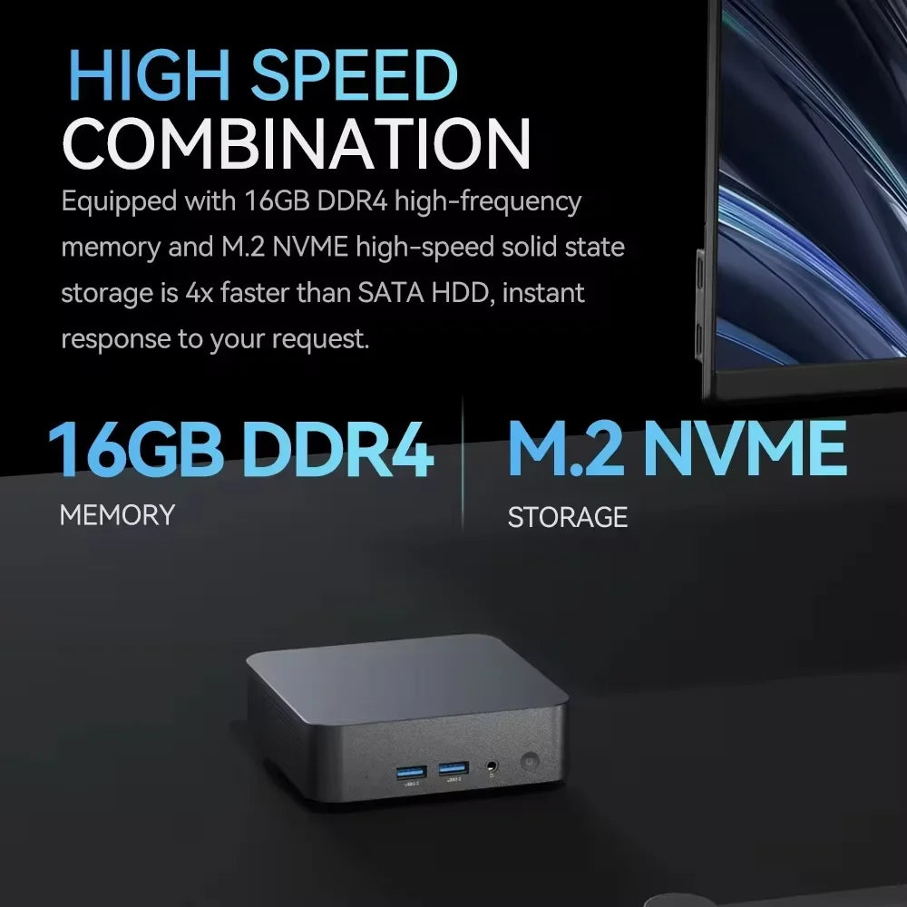 Mini PC Core I9 10980HK I3 6100U Windows 11 Por Gamer Mini Computer 16GB 32GB DDR4 1TB SSD PC Gamer Desktop Portable Office PC